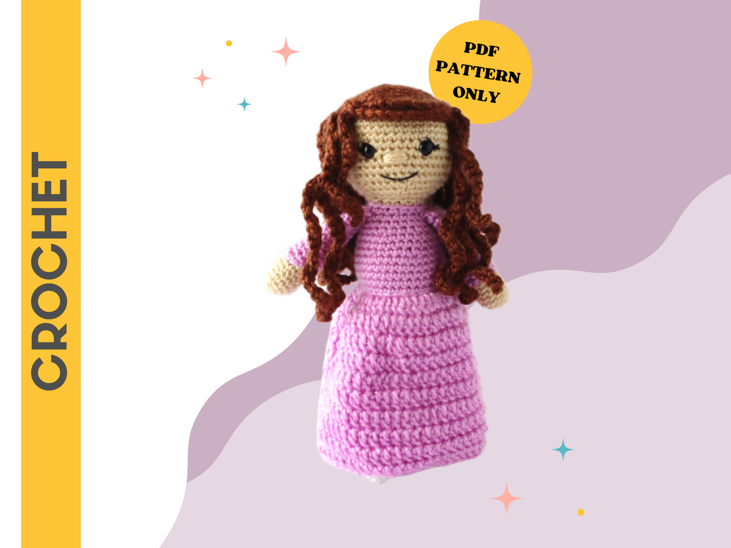 Maha the Muslimah Plushie - Crochet Pattern