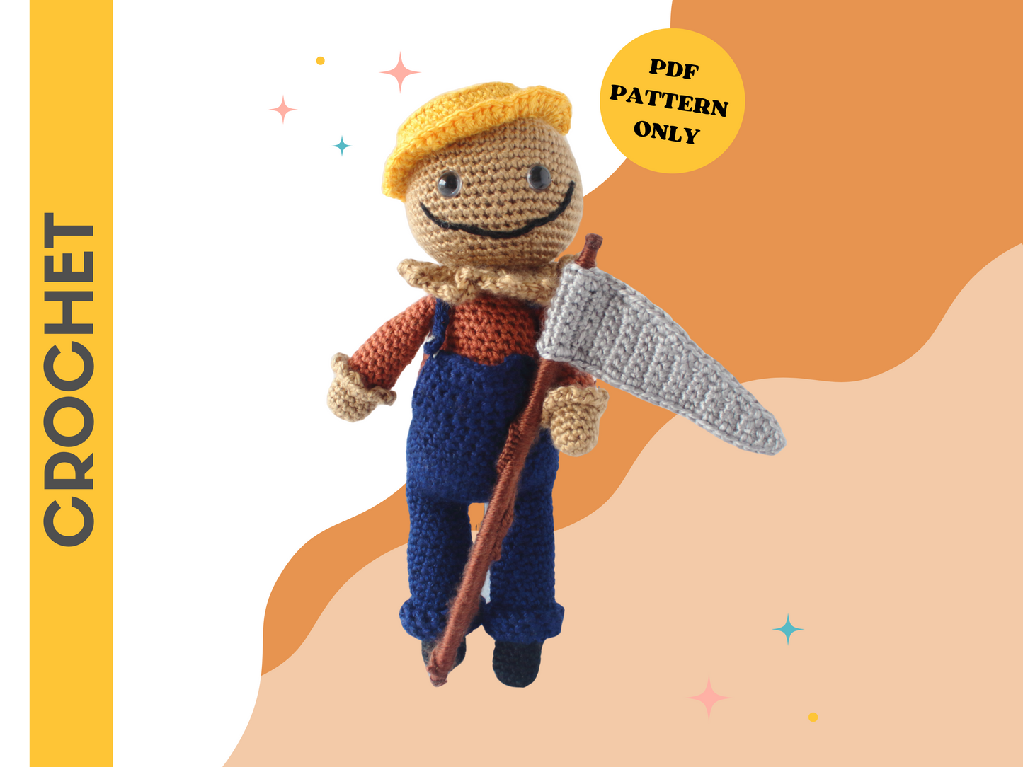 Patches the Scarecrow Plushie - Crochet Pattern