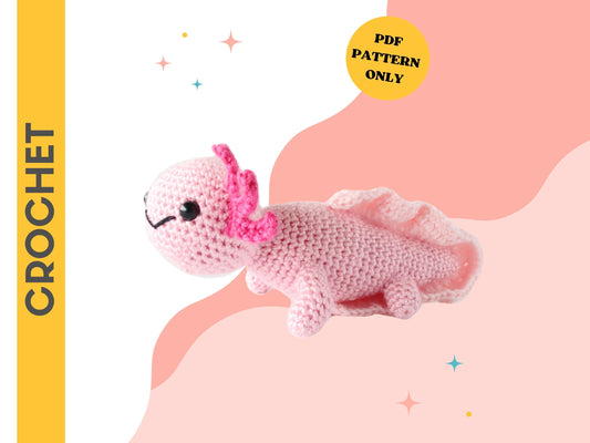 Axel the Axolotl Plushie - Crochet Pattern