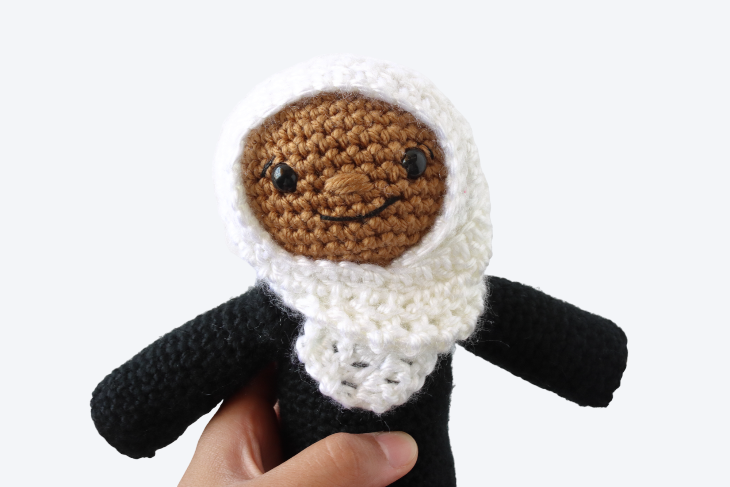 Hajra the Hijabi Plushie - Crochet Pattern