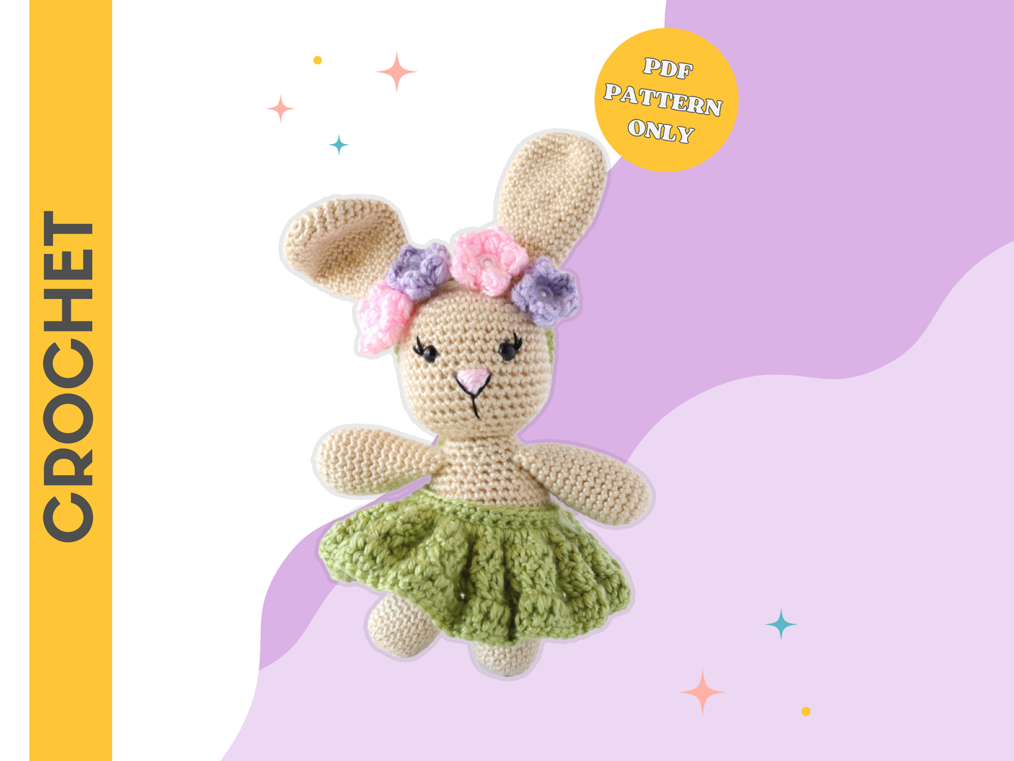 Willow the Bunny Plushie - Crochet Pattern