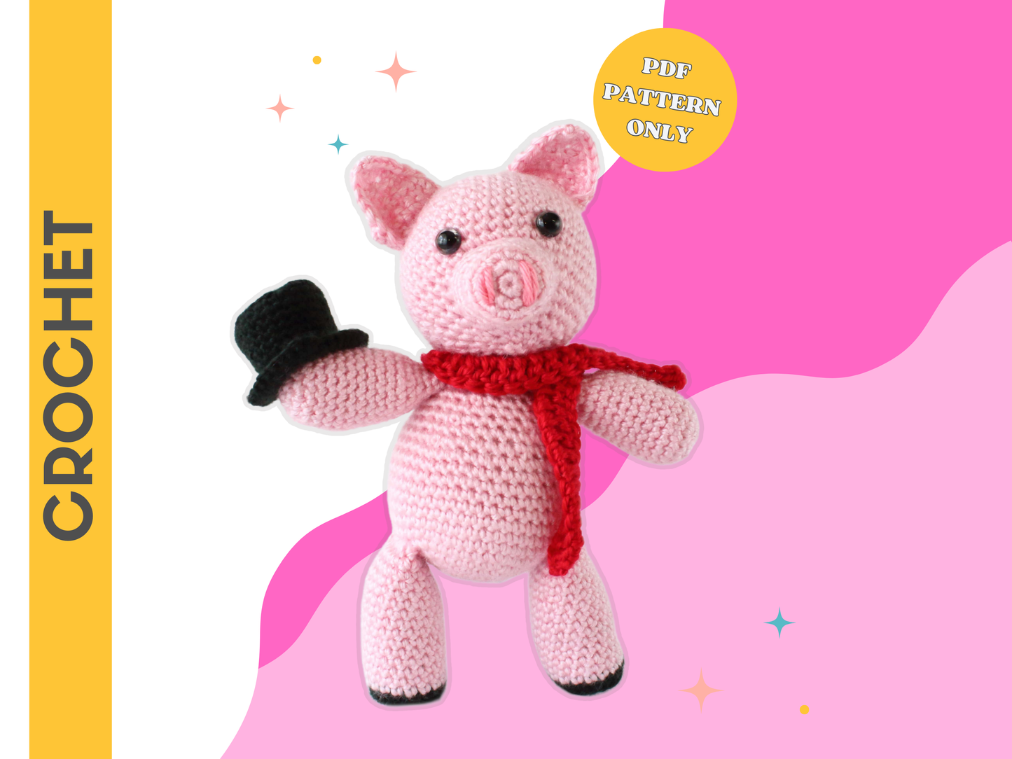 Peter the Piglet - Crochet Pattern