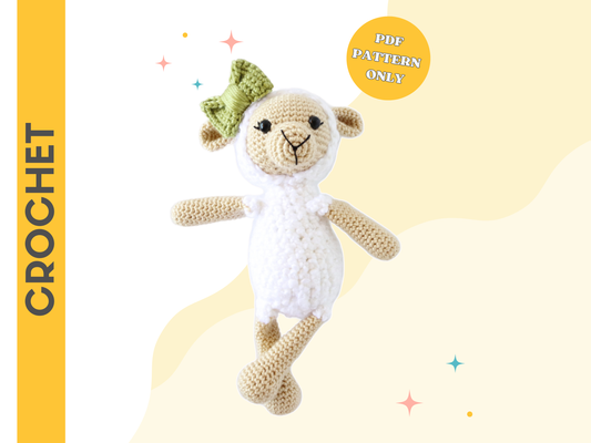 Lily the Lamb Plushie - Crochet Pattern