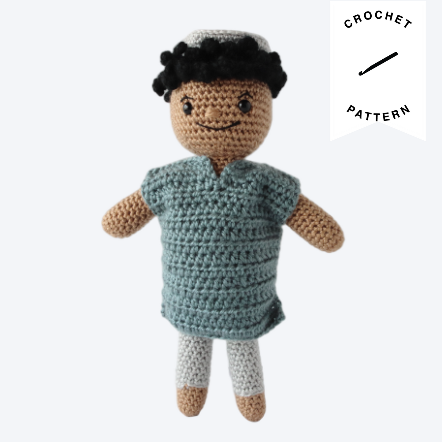 Ibrahim the Imam Plushie - Crochet Pattern