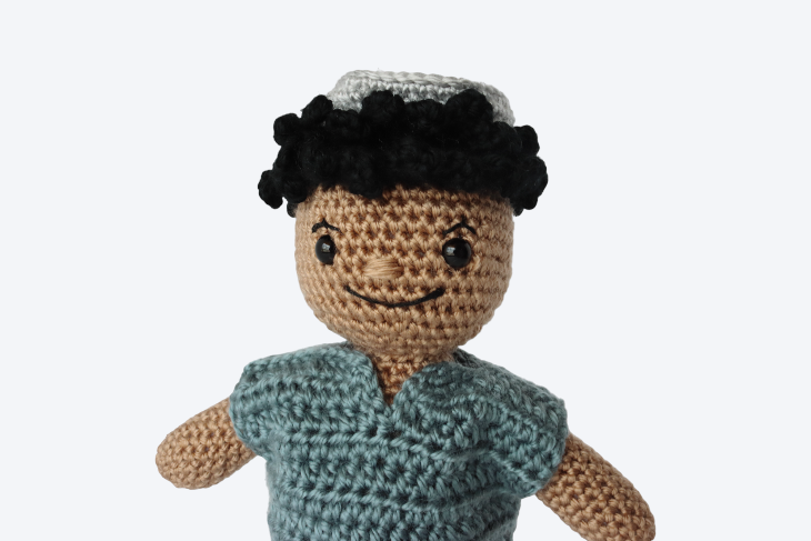 Ibrahim the Imam Plushie - Crochet Pattern