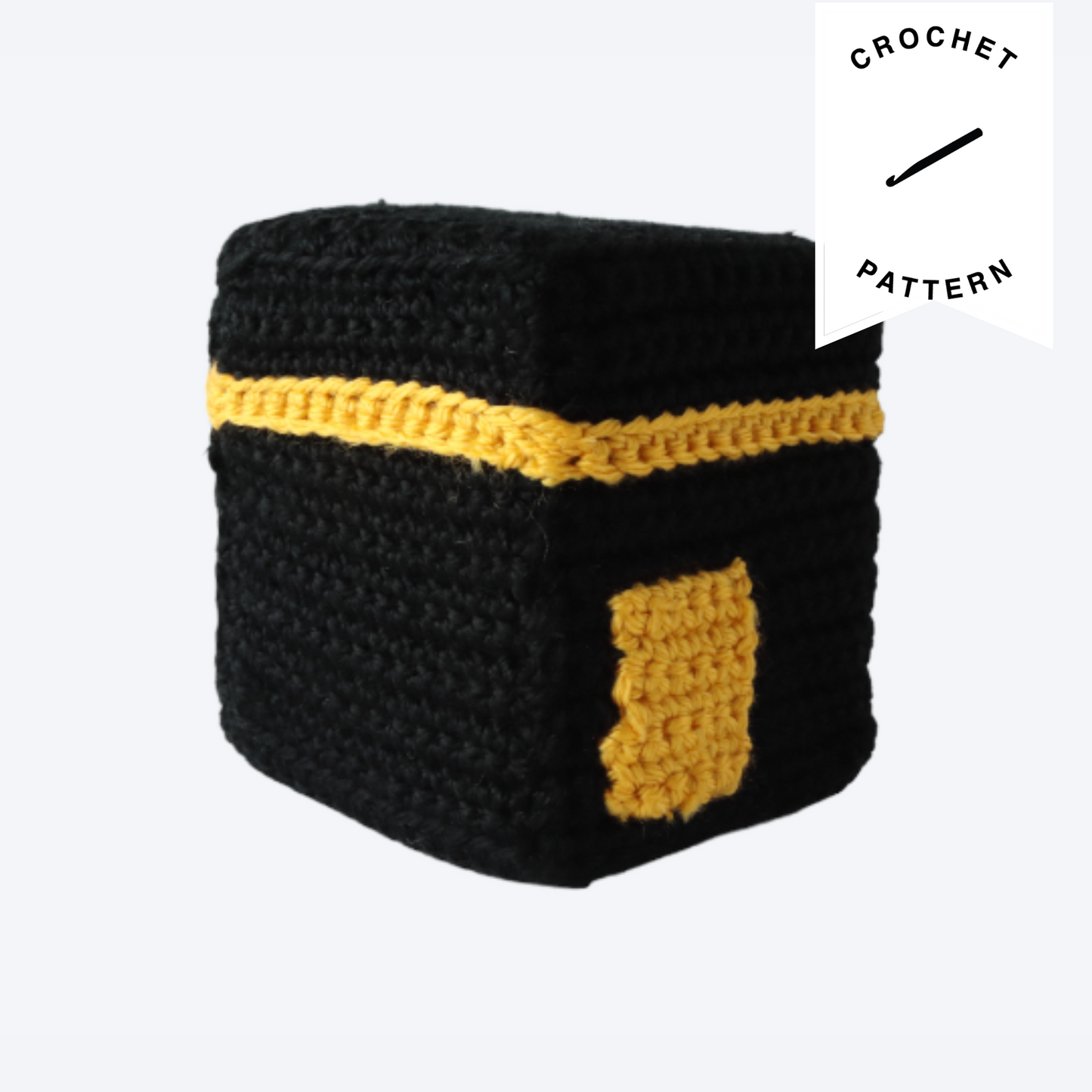 Kaaba Mini Plushie - Crochet Pattern