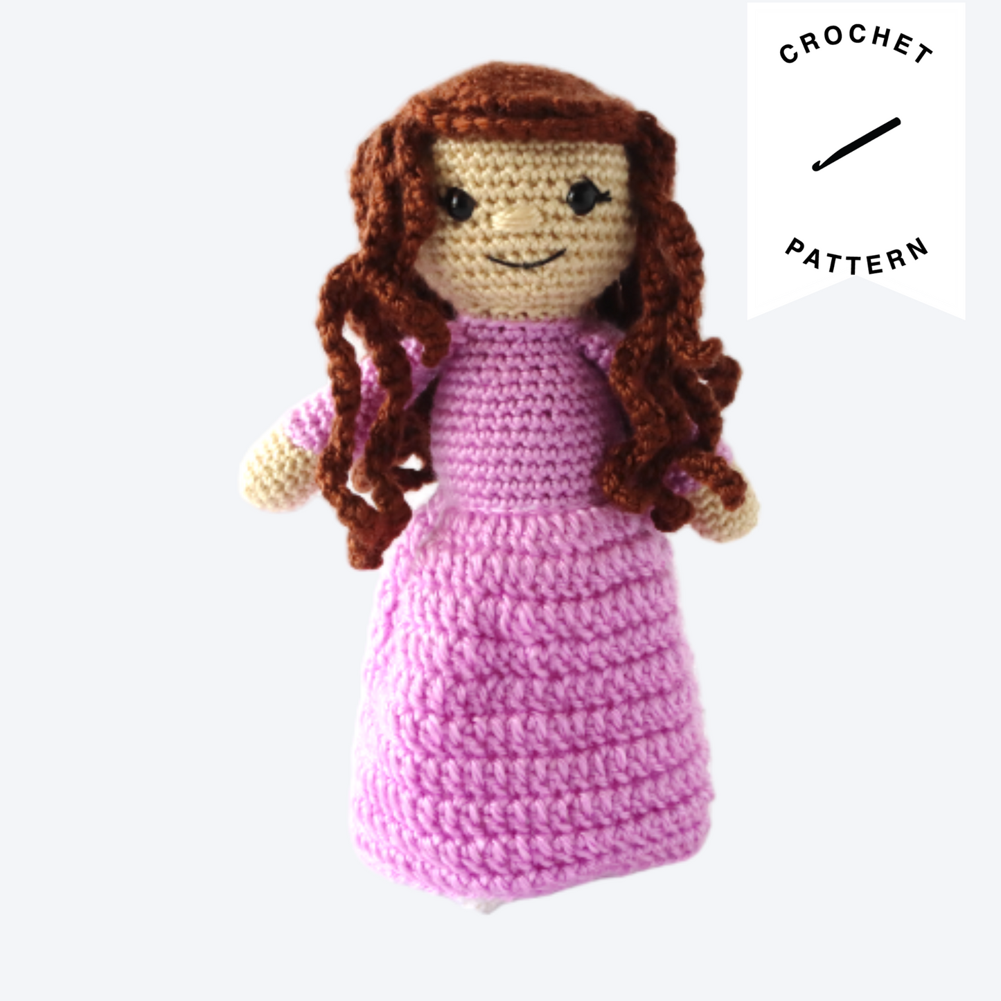 Maha the Muslimah Plushie - Crochet Pattern