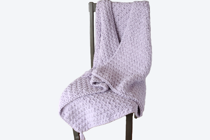 Snuggled Up Baby Blanket - Crochet Pattern