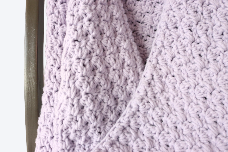 Snuggled Up Baby Blanket - Crochet Pattern