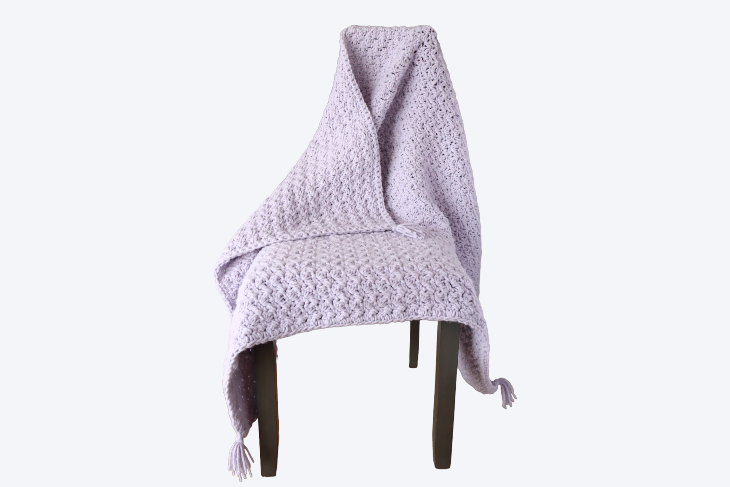 Snuggled Up Baby Blanket - Crochet Pattern