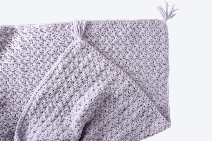 Snuggled Up Baby Blanket - Crochet Pattern