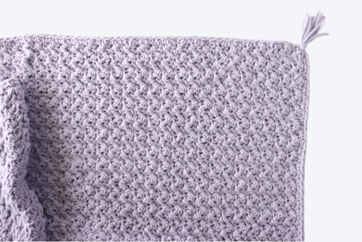 Snuggled Up Baby Blanket - Crochet Pattern
