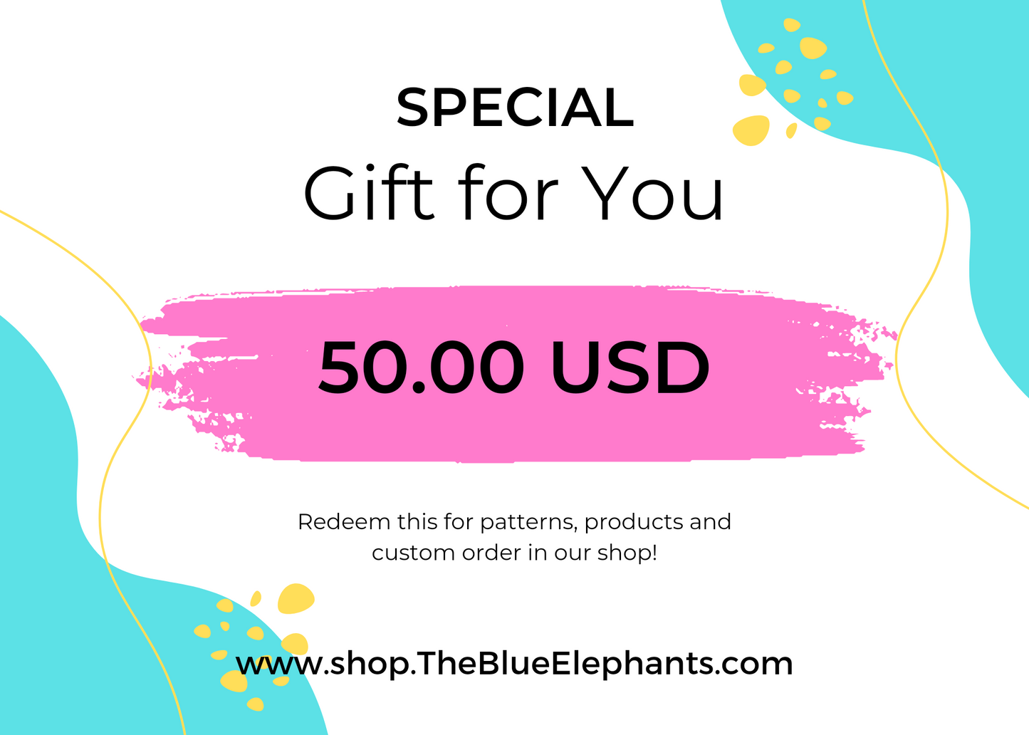 The Blue Elephants Gift Card