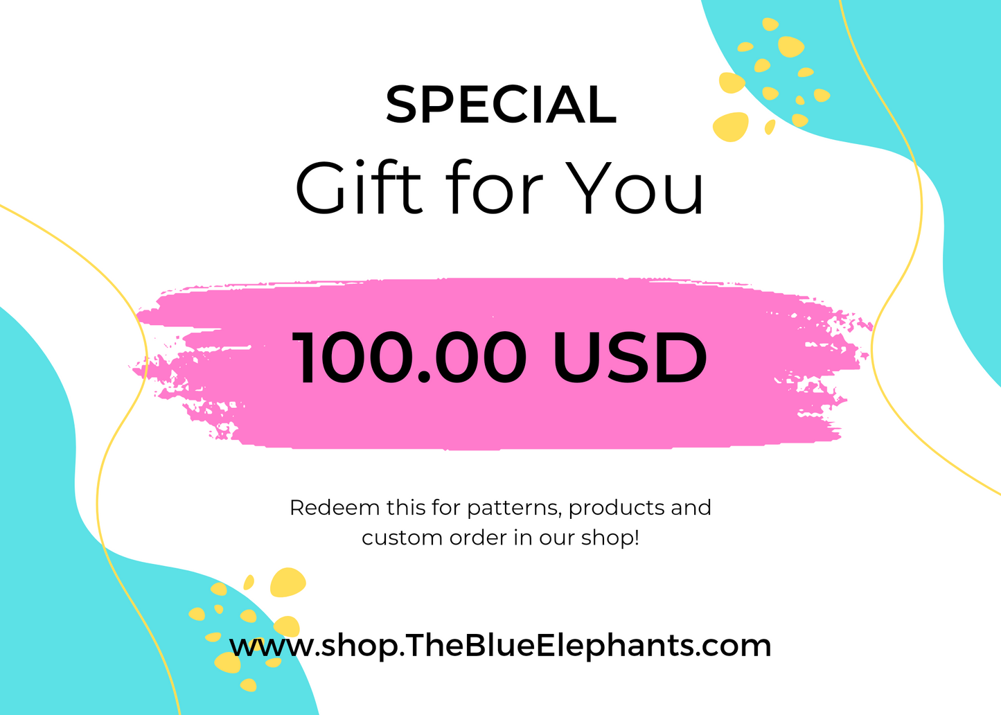 The Blue Elephants Gift Card