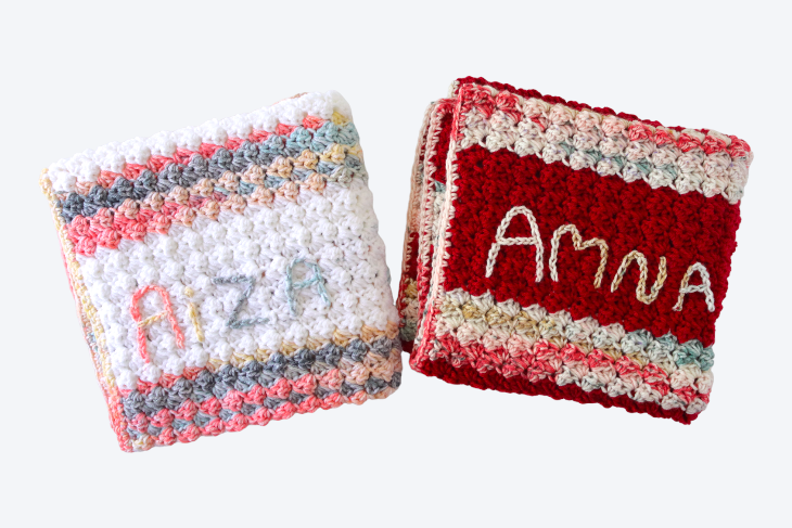 Aiza Stroller Baby Blanket - Crochet Pattern