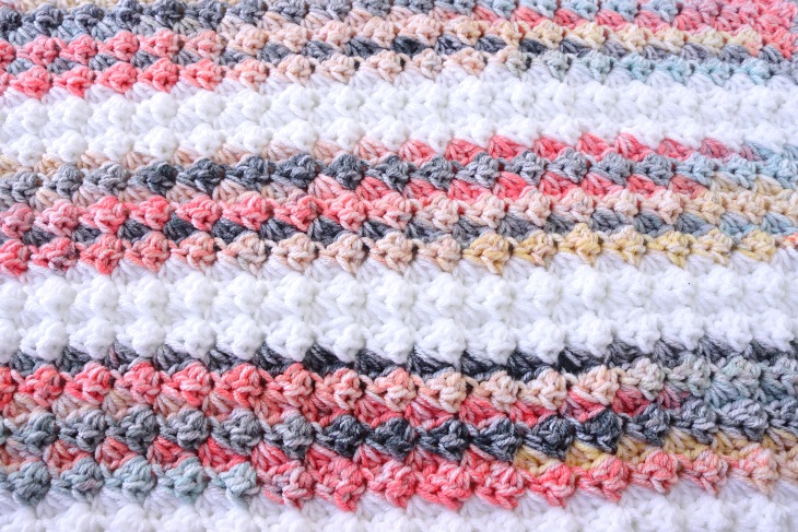 Aiza Stroller Baby Blanket - Crochet Pattern