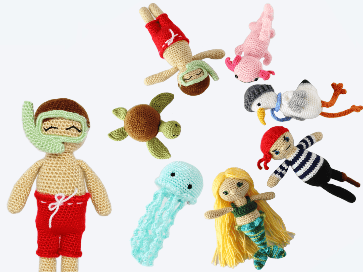 Beach Buddies Collection - Crochet Pattern Bundle