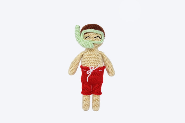 Danny the Diver Plushie - Crochet Pattern