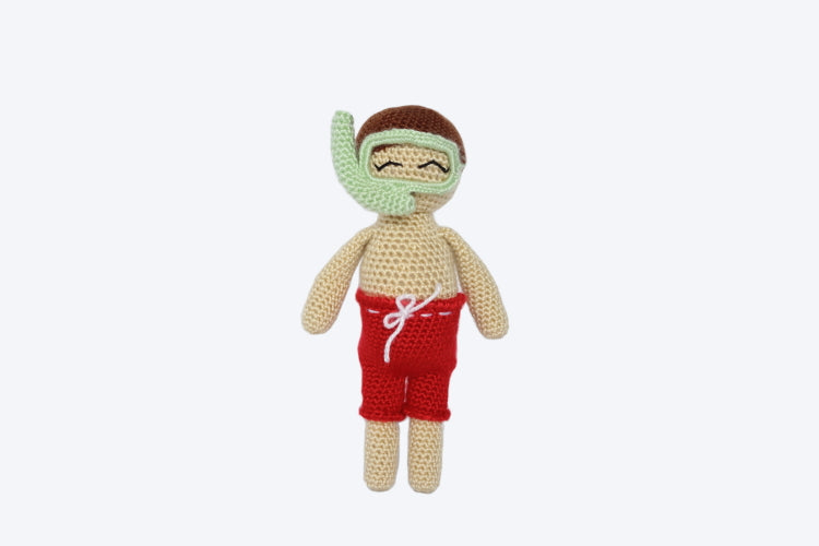 Danny the Diver Plushie - Crochet Pattern