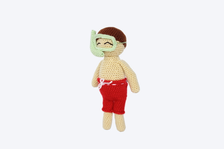 Danny the Diver Plushie - Crochet Pattern