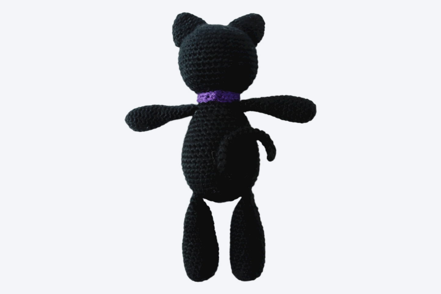 Bella the Black Cat Plushie - Crochet Pattern