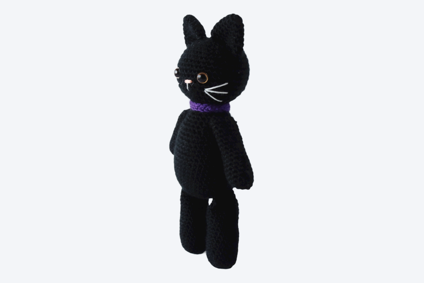 Bella the Black Cat Plushie - Crochet Pattern