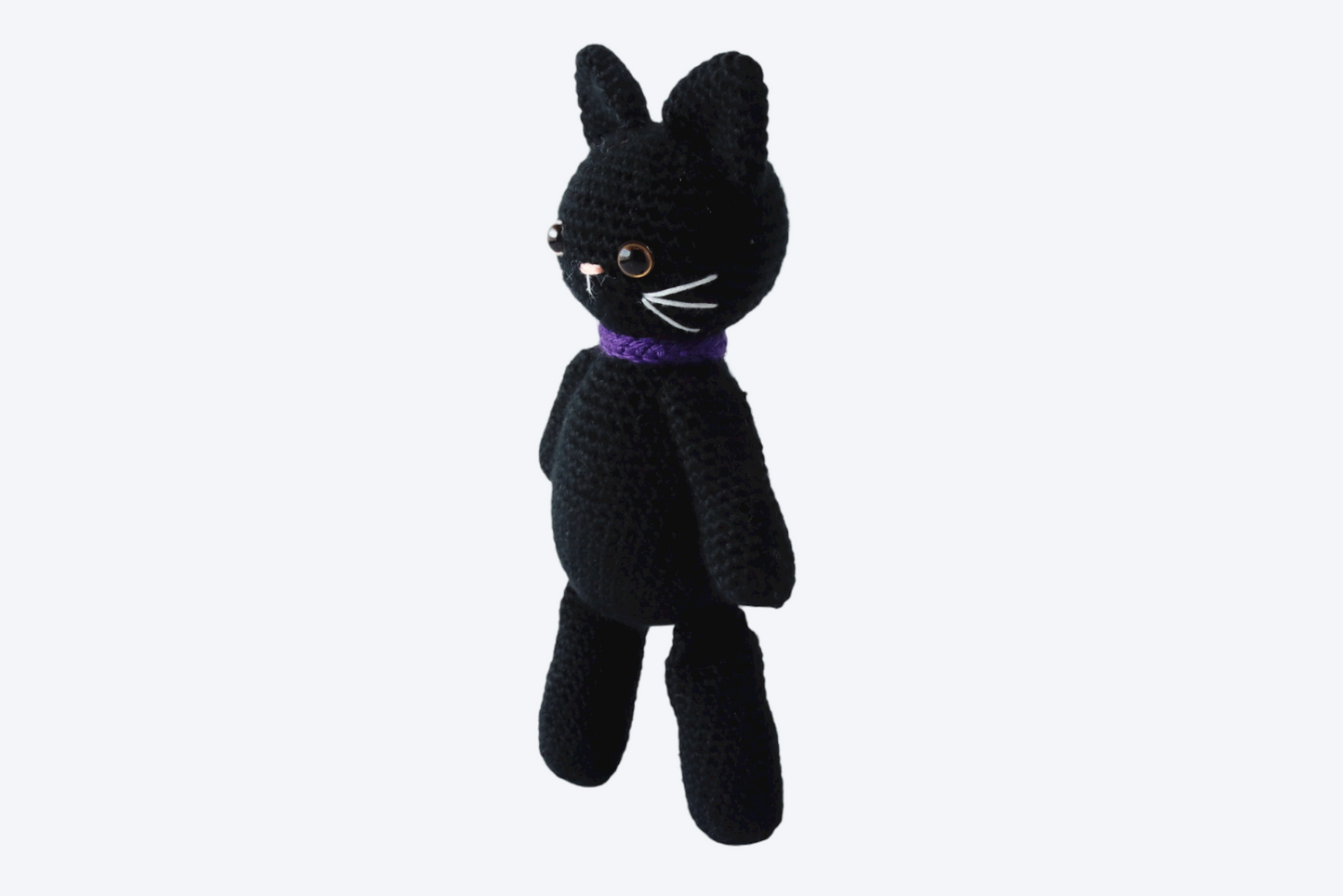 Bella the Black Cat Plushie - Crochet Pattern