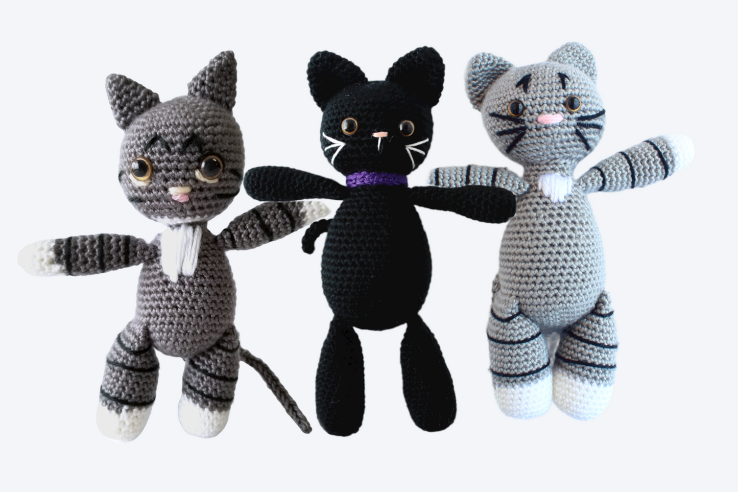 Bella the Black Cat Plushie - Crochet Pattern