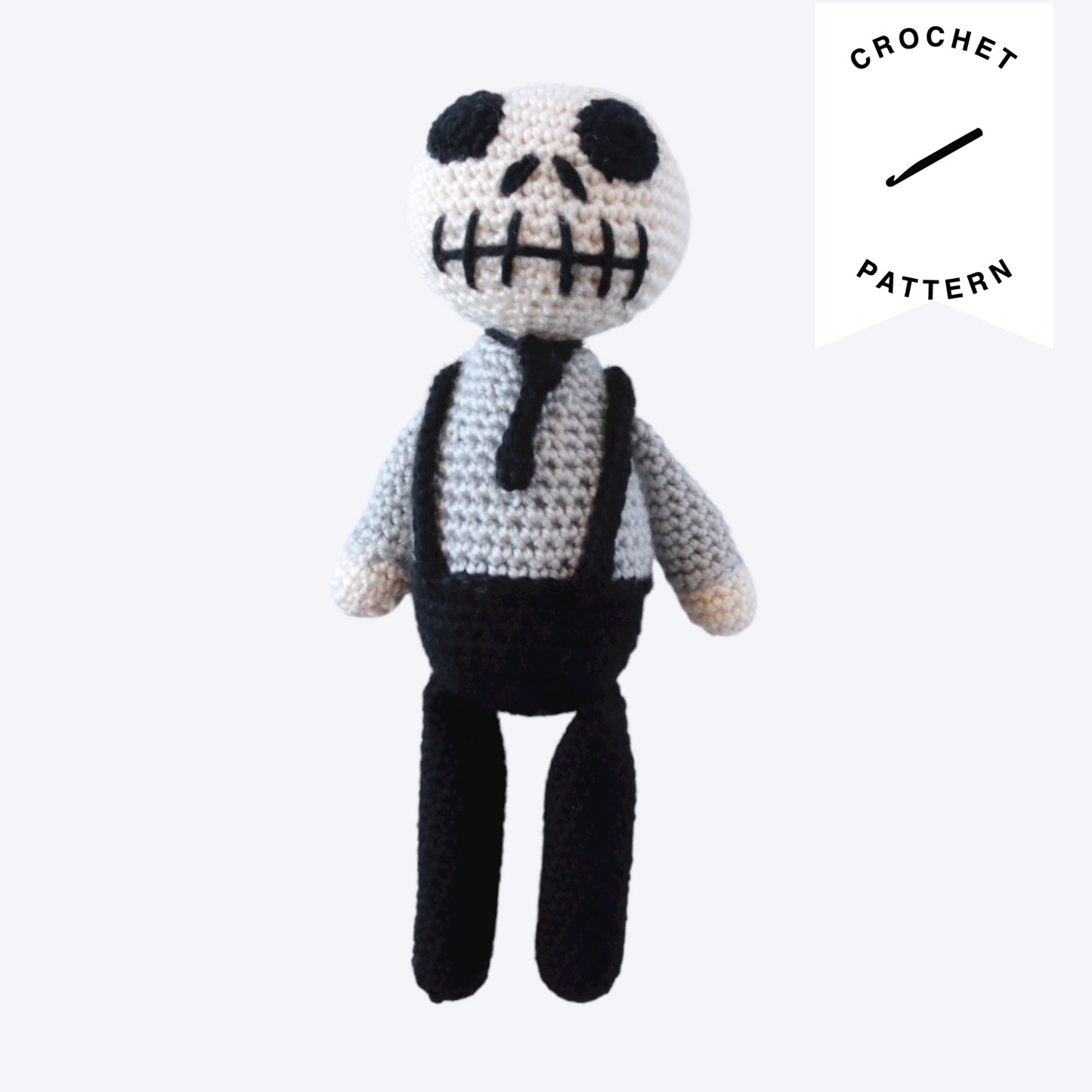 Cedric the Skeleton Plushie - Crochet Pattern