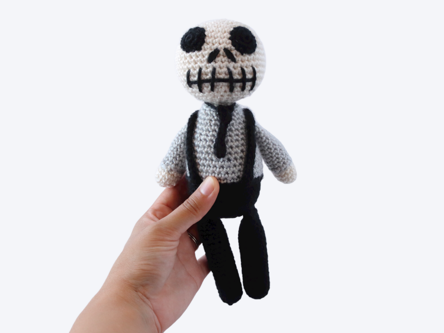 Cedric the Skeleton Plushie - Crochet Pattern