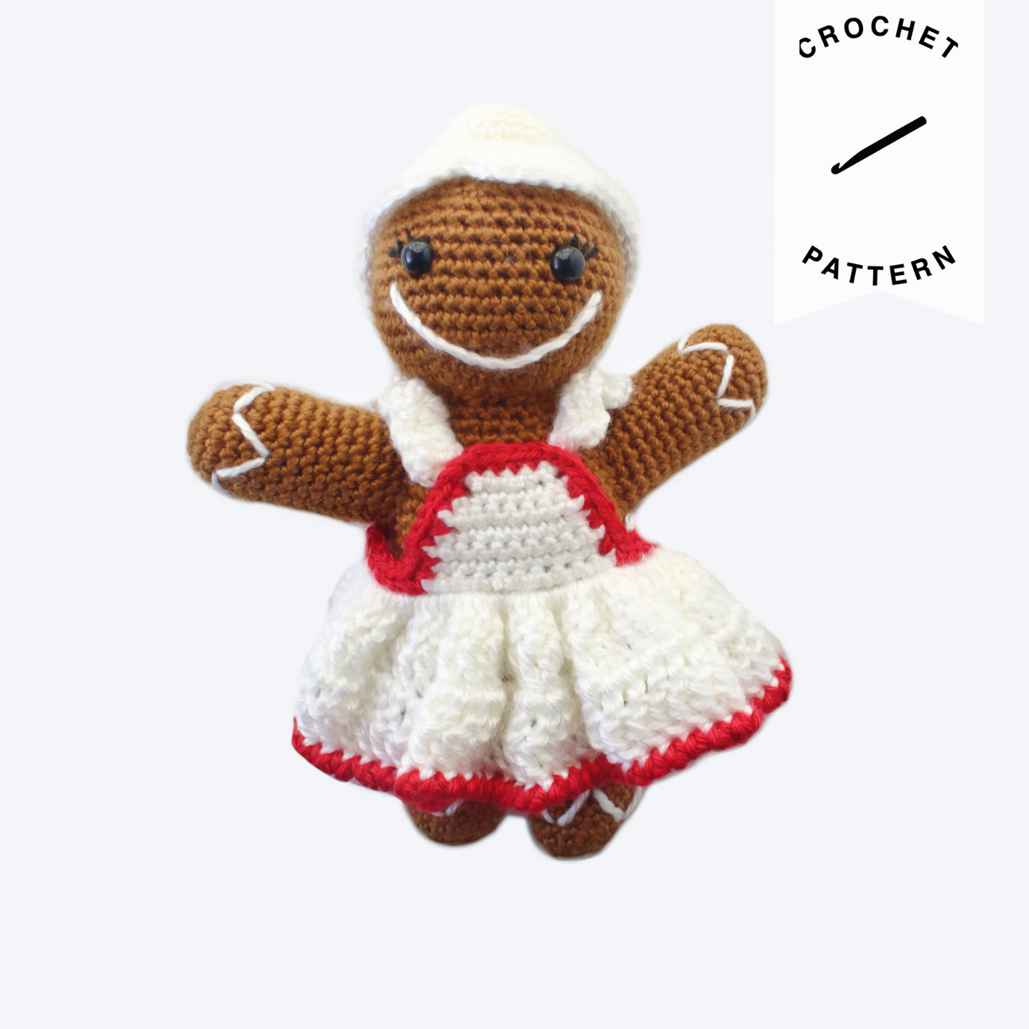 Ginny the Gingerbread Lady - Crochet Pattern