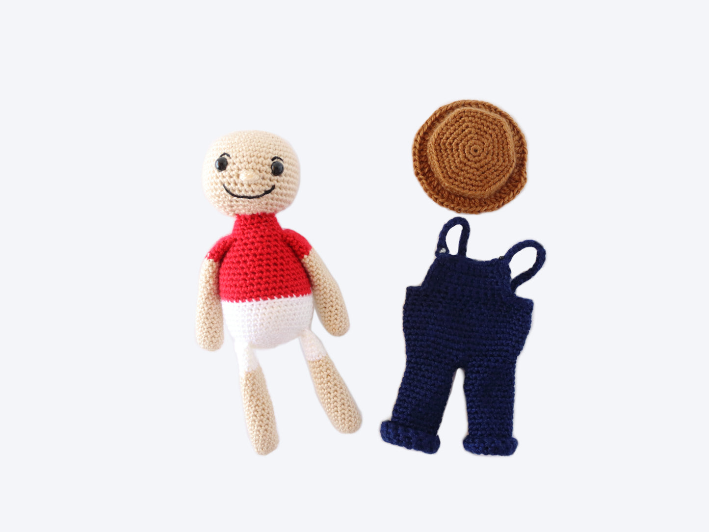 Freddy the Farmer Plushie - Crochet Pattern