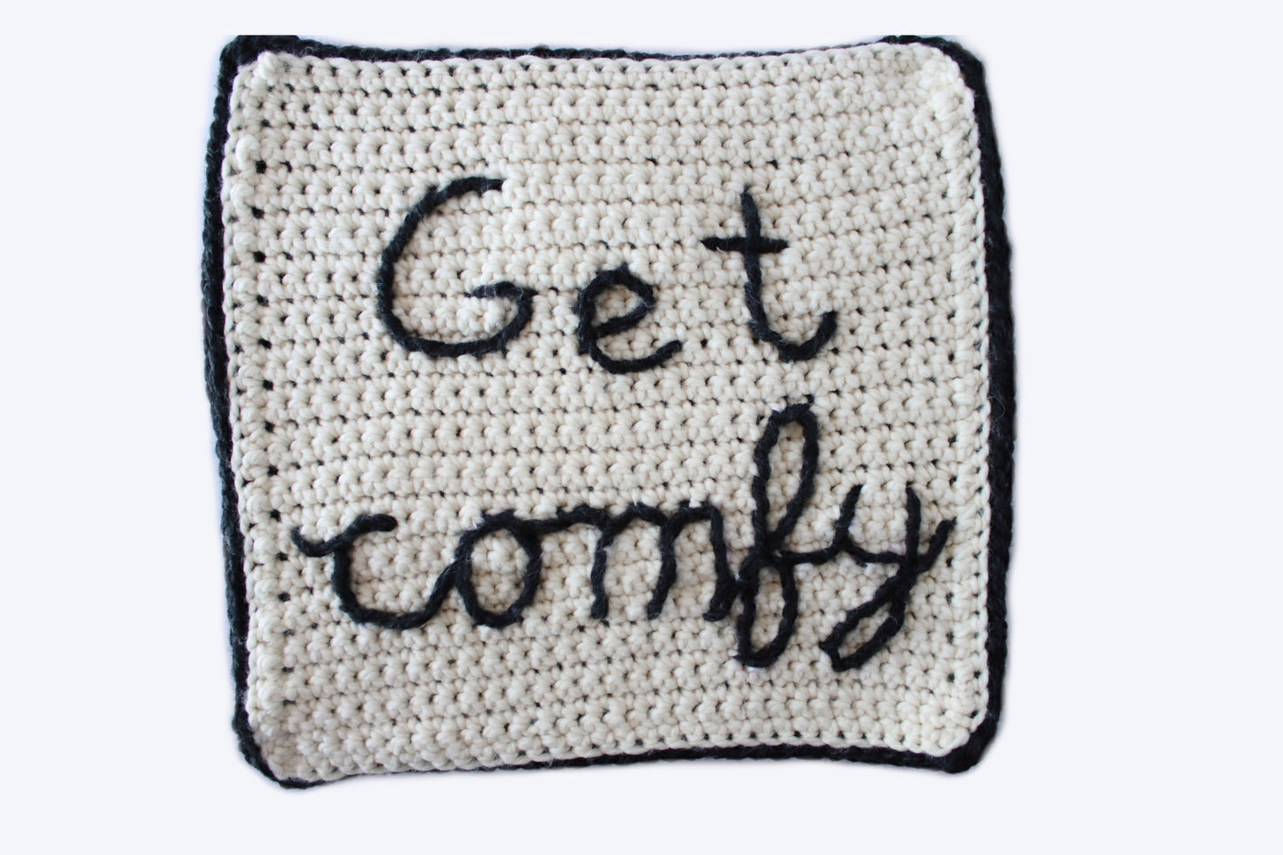 Get Comfy Crochet Pillow - Crochet Pattern