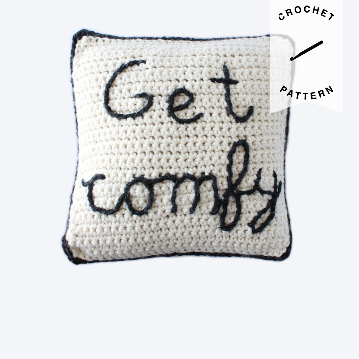 Get Comfy Crochet Pillow - Crochet Pattern