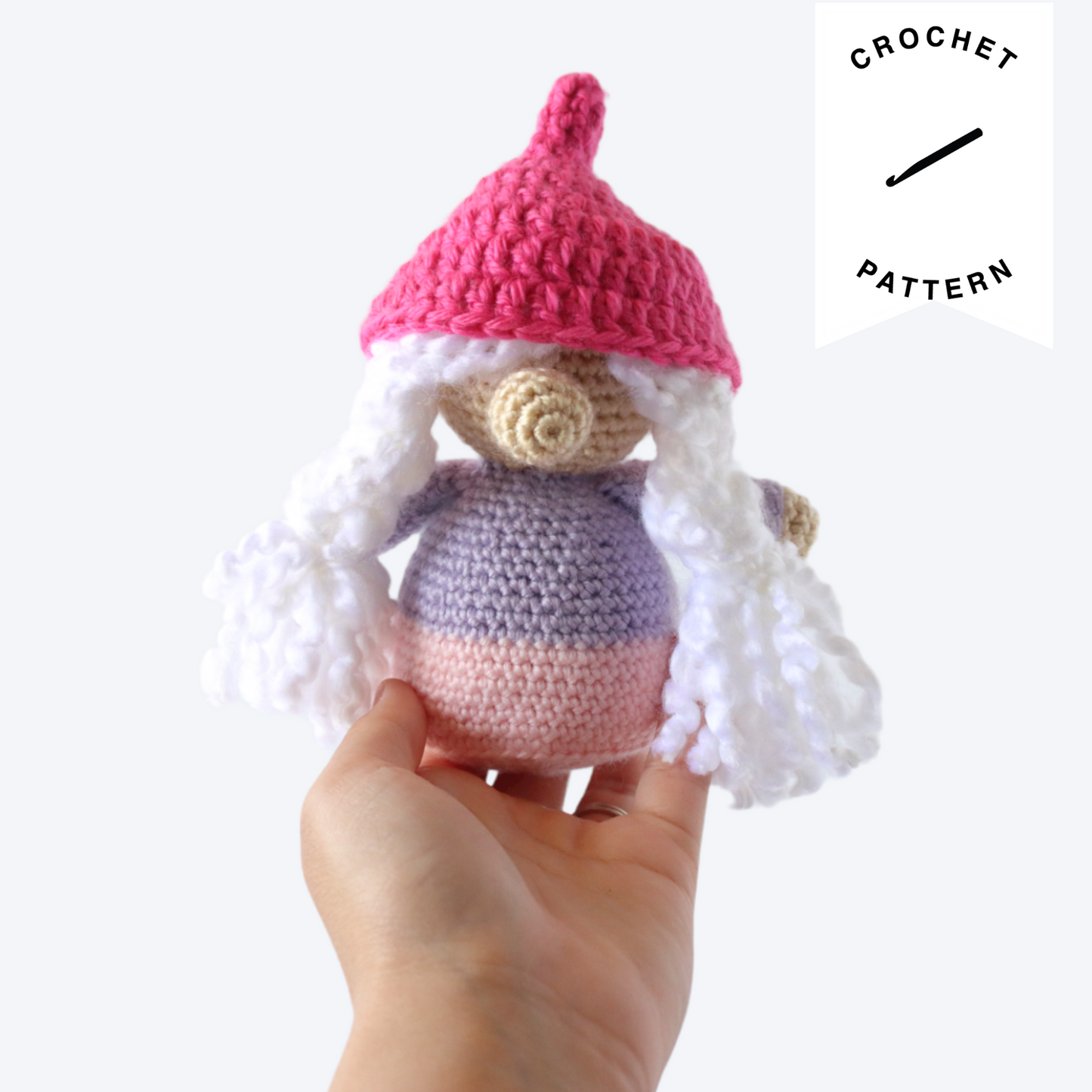 Gnorma the Gnome Plushie - Crochet Pattern