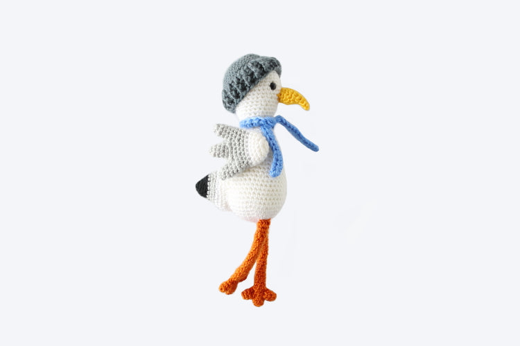 Gulliver the Seagull Plushie - Crochet Pattern