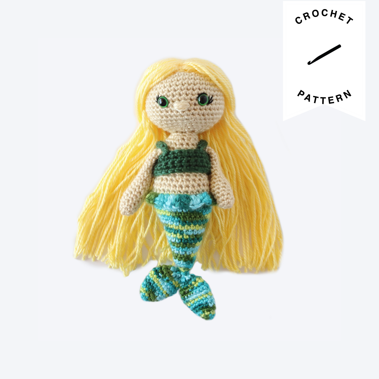 Melly the Mermaid Plushie - Crochet Pattern