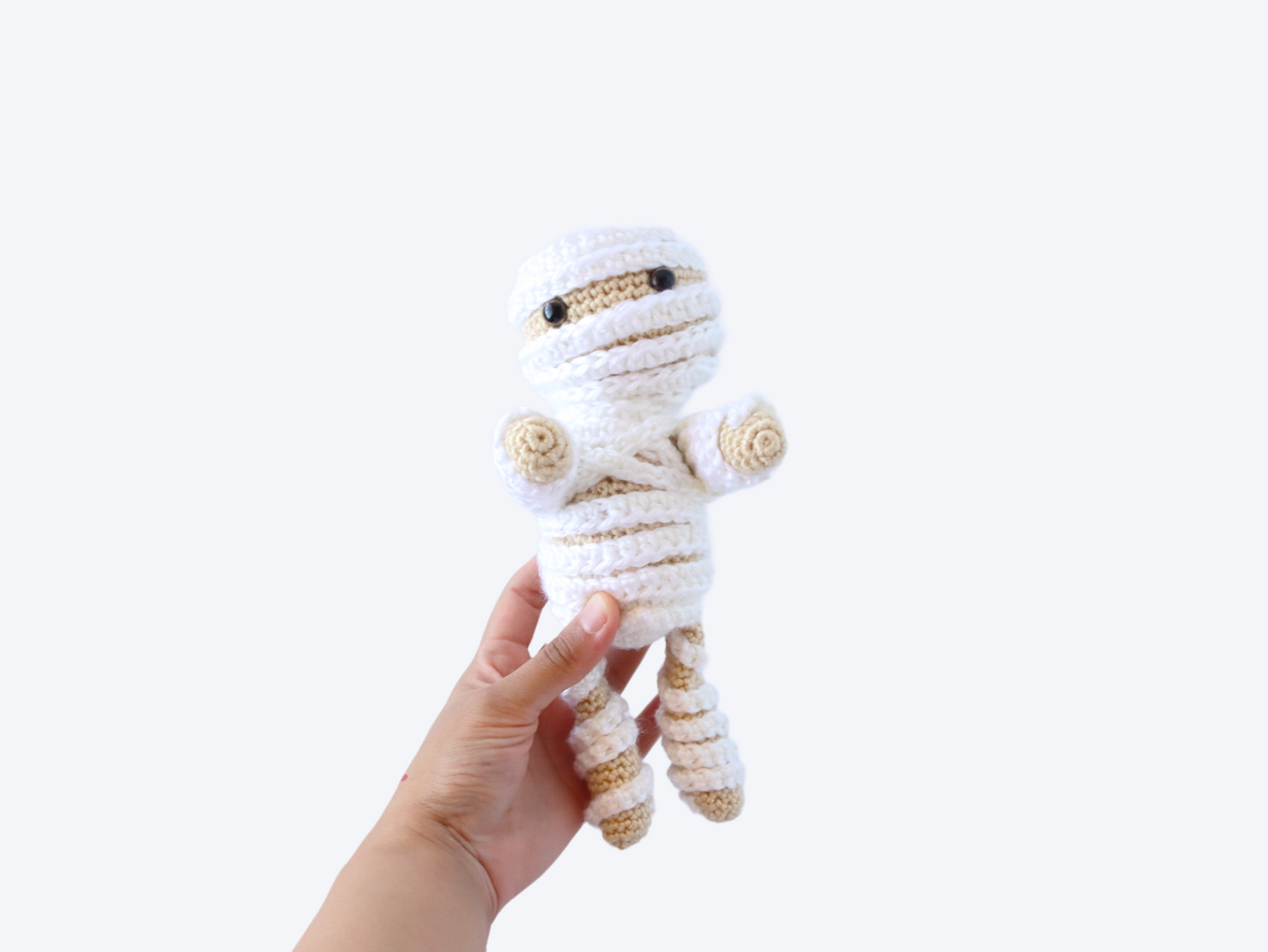 Mumford the Mummy Plushie - Crochet Pattern