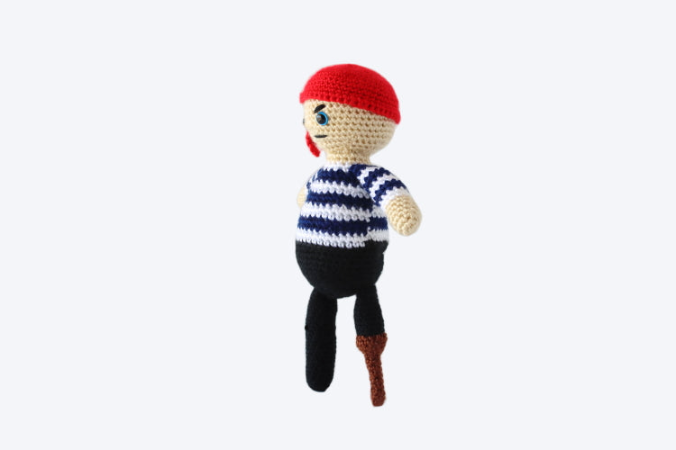 Percival the Pirate Plushie - Crochet Pattern