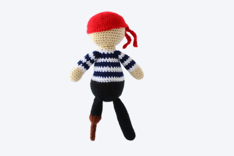 Percival the Pirate Plushie - Crochet Pattern