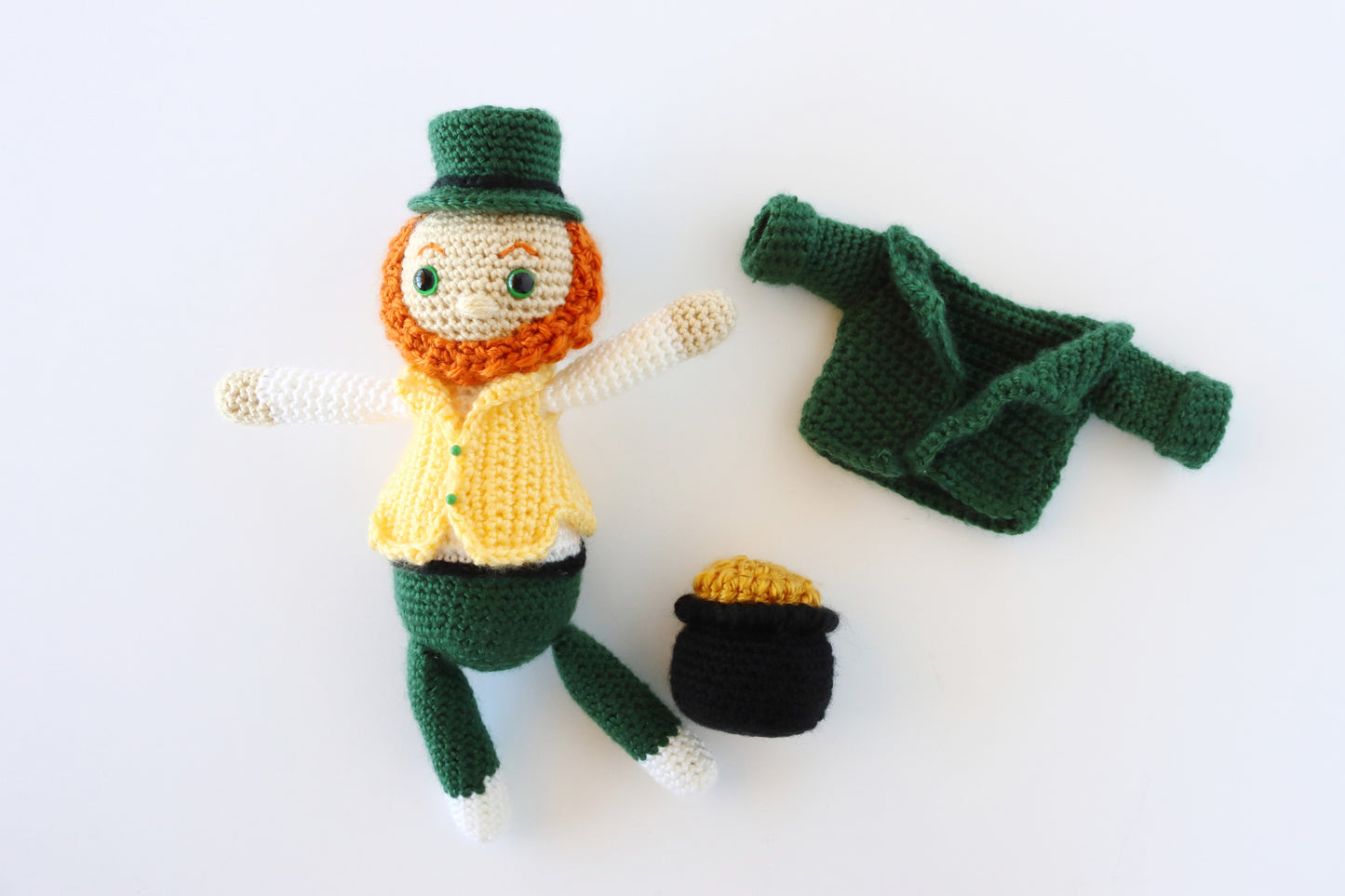 Seamus the Leprechaun Plushie - Crochet Pattern