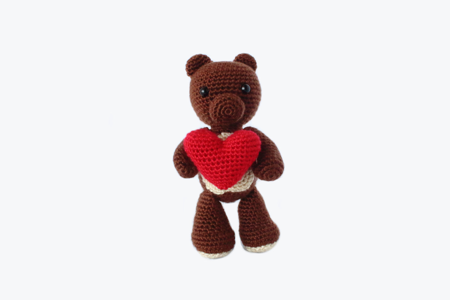Theo the Valentine Bear - Crochet Pattern