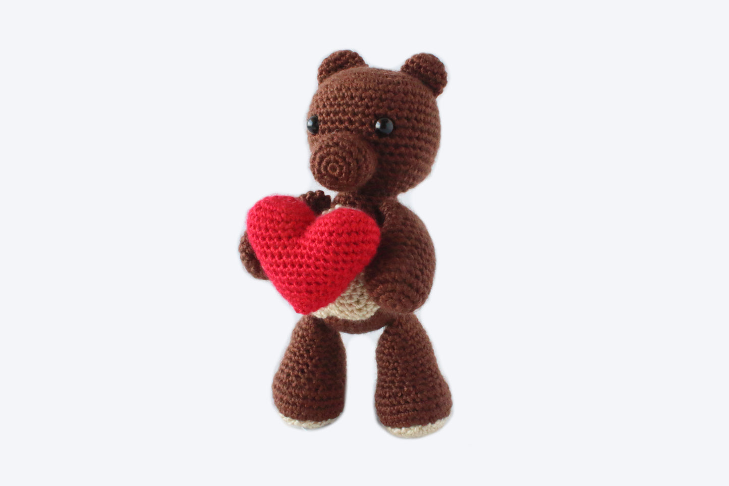 Theo the Valentine Bear - Crochet Pattern