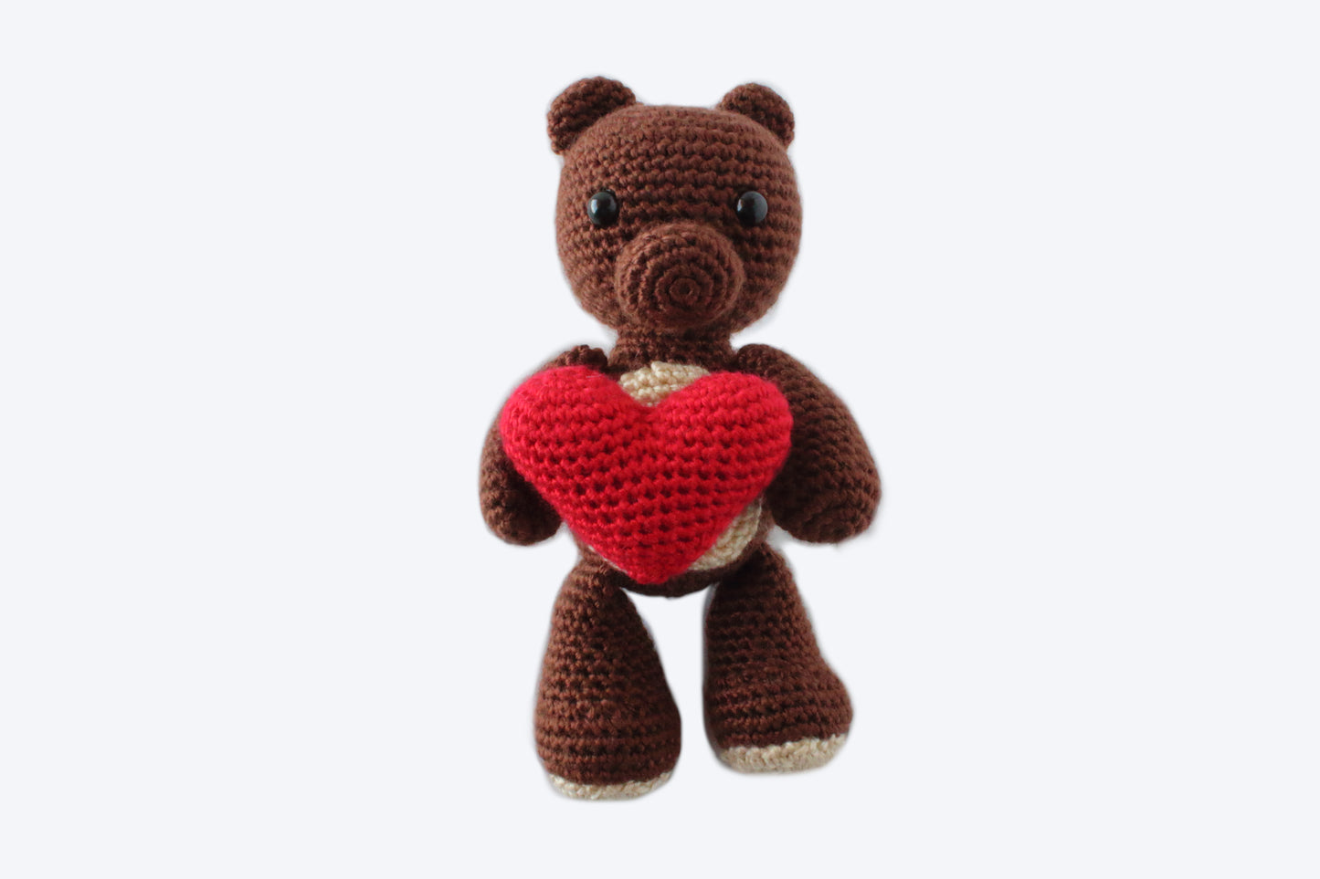 Theo the Valentine Bear - Crochet Pattern
