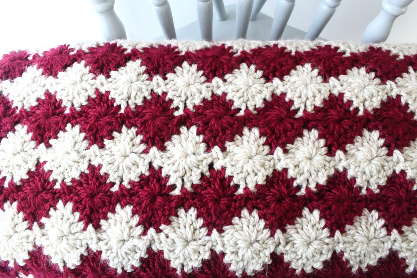 Fireworks Throw - Crochet Pattern