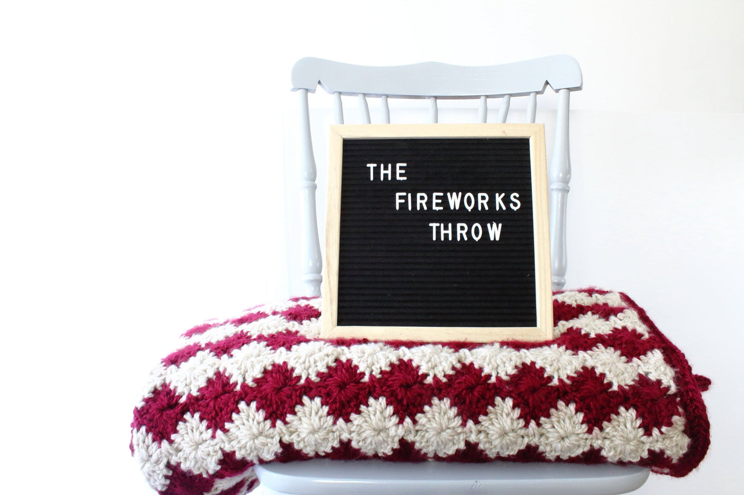 Fireworks Throw - Crochet Pattern