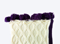Twisted Cables Throw - Knitting Pattern