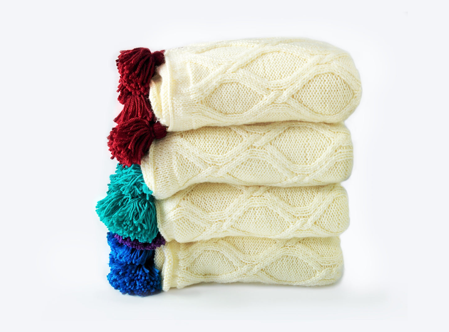 Twisted Cables Throw - Knitting Pattern