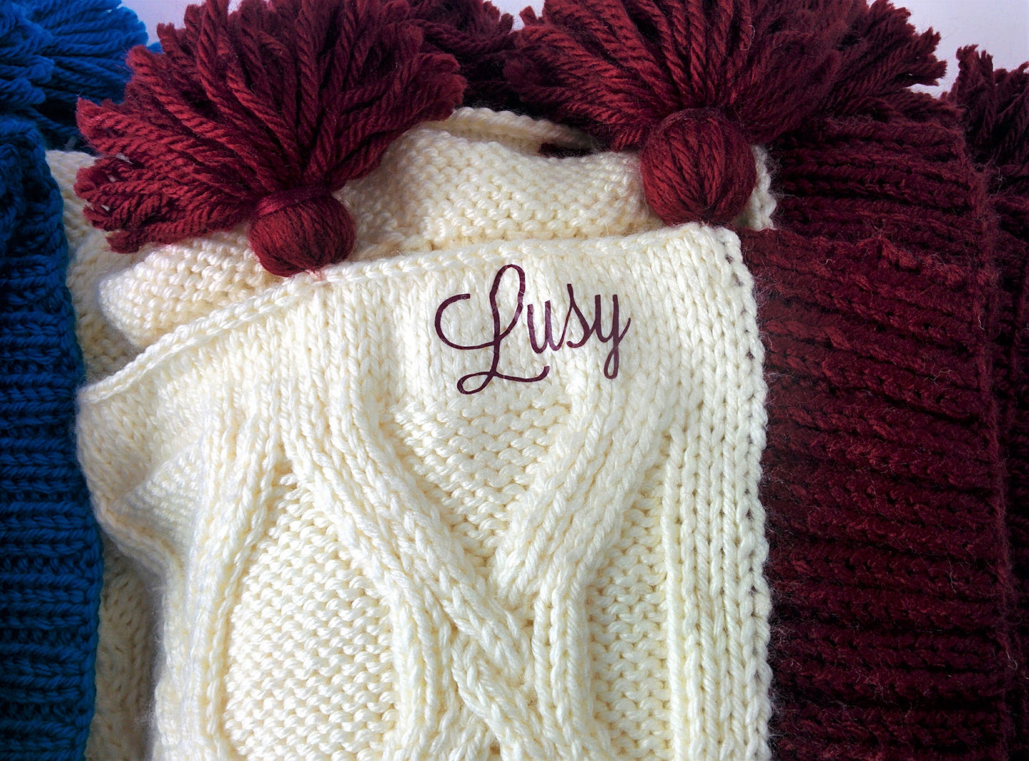 Twisted Cables Throw - Knitting Pattern