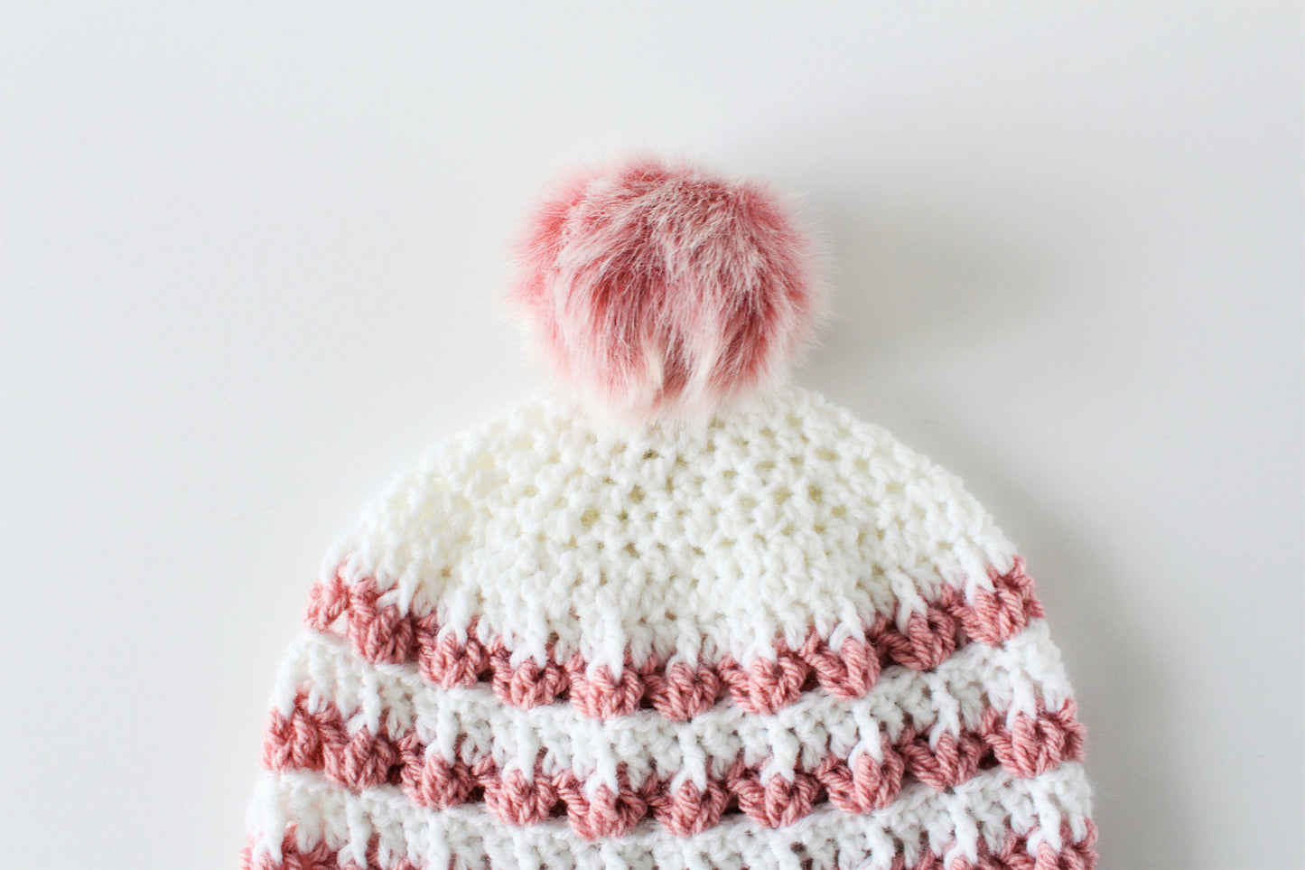 Rosebud Slouchy Beanie - Crochet Pattern